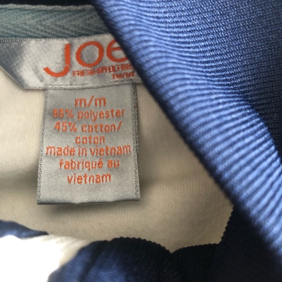 💙Beautiful Casual Joe Fresh Jacket with Pockets in Cream & 2 Shades of Blue💙 - Picture 5 of 13